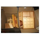 Wooden trays and school boxes 2 Boxes