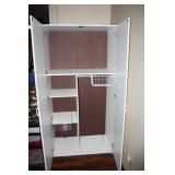White Storage Cabinet with doors