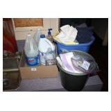 Cleaning Supplies and Buckets