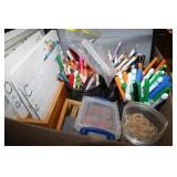 Clipboards with pens/pencils/markers etc