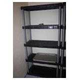 Rubbermaid shelves-Plastic