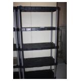 Rubbermaid shelves-Plastic