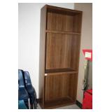 Wooden Particle Board style shelf 6ft tall