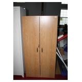 Wood Color particle Board shelf w/ inside shelves