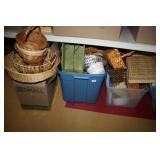 Baskets(2 tubs and 1 box) Various shapes and sizes