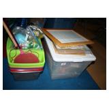 Plastic lap trays(5); educational board games