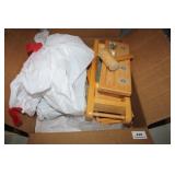 Wooden toys, clay holding block, Wooden Food