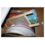 Plastic trays and bowls-3 Large Boxes