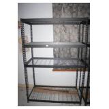 Metal storage shelf