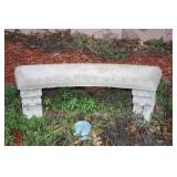 All Concrete items around North side of school