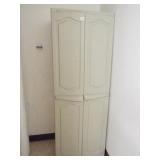 Utility Plastic Storage Cabinet w/ contents