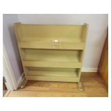 Wood Book Display, one side