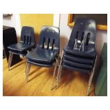 Plastic Molded Chairs, 2 sizes (8)