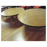 Round Tables, 48", adjustable legs (2)
