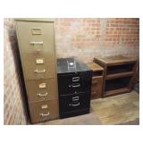 File Cabinets (3), Printer Table