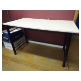 Desk/Worktable, metal base