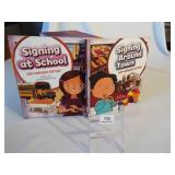Sign Language Class Books - 2 titles (9 each)