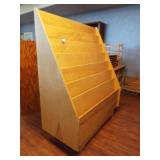 Wood Book Display, one sided