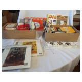Art Materials, Books, Information (2 boxes)
