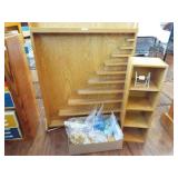 Wood Math Board with Bead Chains, Shelf