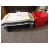 Plastic Lap Desk (6), Red Open Box (9)