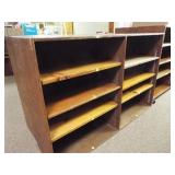 Wood Shelf Units - matching (2)