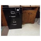 Black File Cabinet, Cabinet/Table