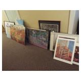 Prints, Maps - some framed (12+)