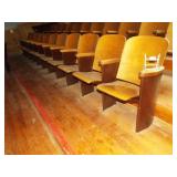 11 Wood Seat Unit - 32" x 203" across