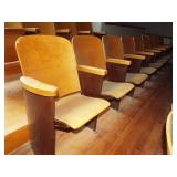 9 Wood Seat Unit - 32" x 155" across