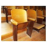 9 Wood Seat Unit - 32" x 155" across