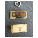 Money Clips, Heart Pendant