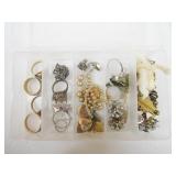 Small Container Class Rings, Earrings, Pendants