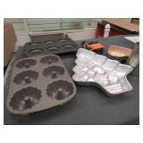 Baking Pans, Antique Sifter Mugs