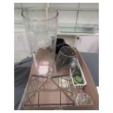 Glass Vase, Misc. Glassware