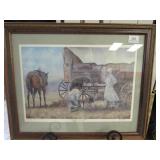 Horse and Wagon Picture