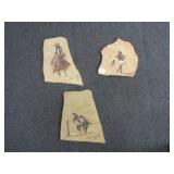 4 - A. Kelly Pruitt Decorative Indian/Cowboy