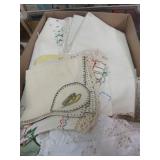 Box of Cloth Napkins/Doily