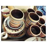 Tribal Cups, Saucers, Dishes