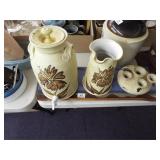 Stoneware Water Jug, Serving Tray, Pitcher