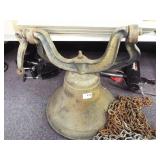 Antique Bell and Small Gauge Chain