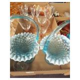 Blue Glassware, Pink Stemware