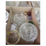 Glassware, Candy Dishes, Etc..