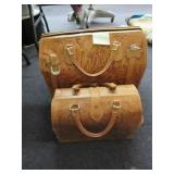 2 Piece Leather Luggage