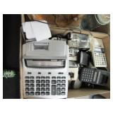 2 Boxes - Calculators, Files