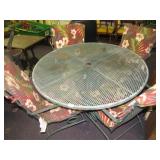 Patio Table, 4 Chairs