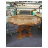 Wood Dining Table with 2 Leaves