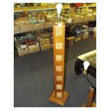 2 Wood Floor Lamps