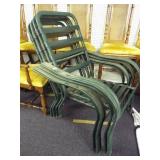 4 Patio Chairs with Cushions