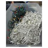 2 Tubs Christmas Lights, 3 Door Mats, Christmas